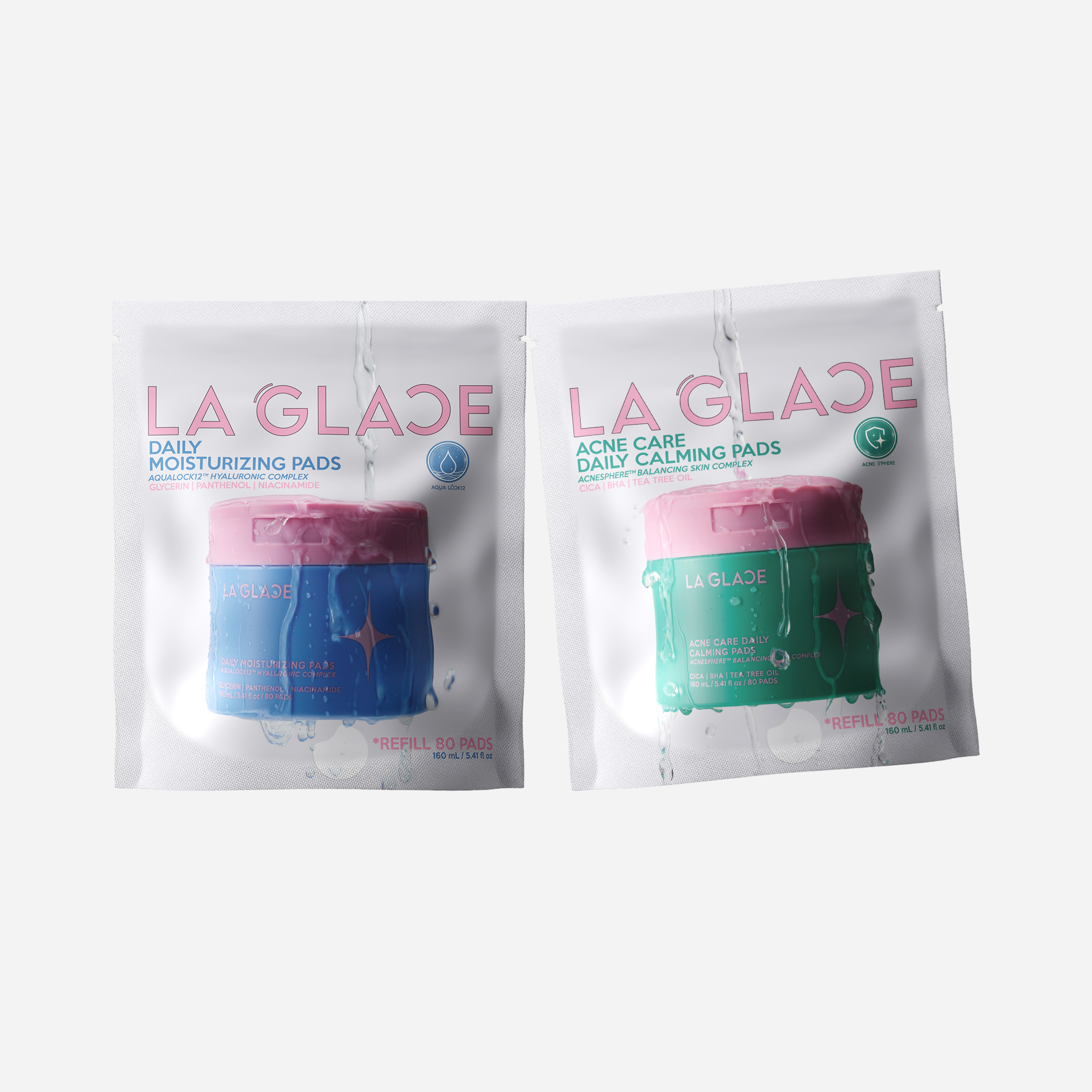 LA GLACE TONER PADS REFILL